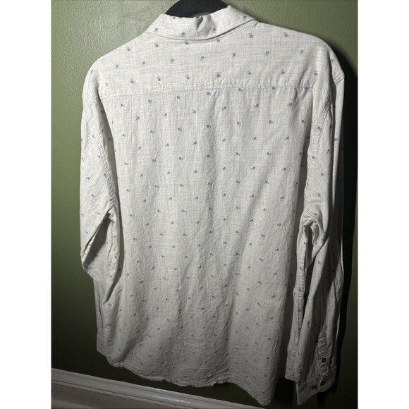 Billabong All Day Jacquard Geometric Button Down Shirt Men's Large - Picture 5 of 5
